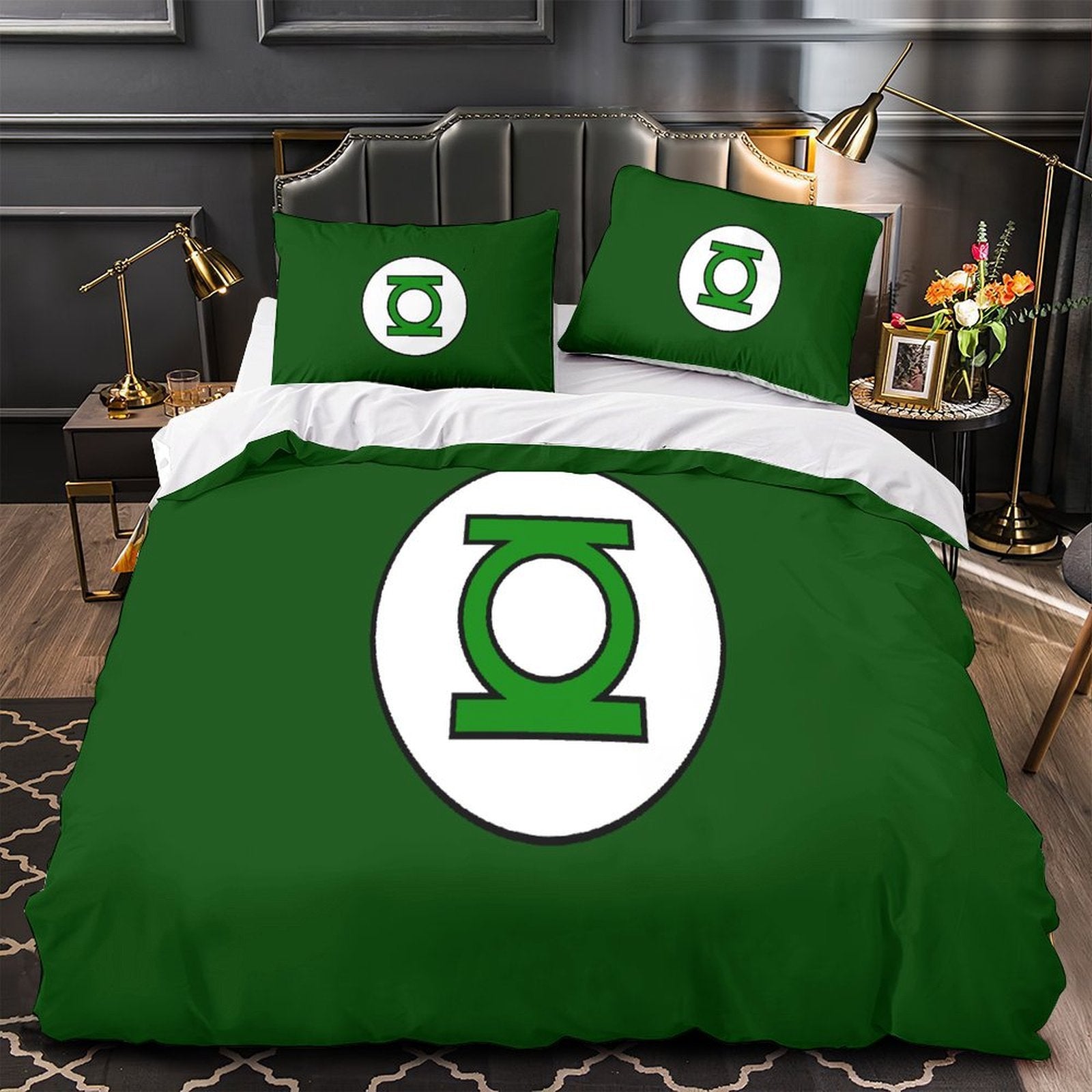 Green Lantern Duvet Cover Bedding Set Without Filler