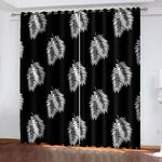 Green Plants Curtains Blackout Window Treatments Drapes for Room Decoration