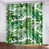 Green Plants Curtains Blackout Window Treatments Drapes for Room Decoration
