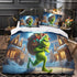 Grinch Duvet Cover Kids Room Bedding Set Without Filler