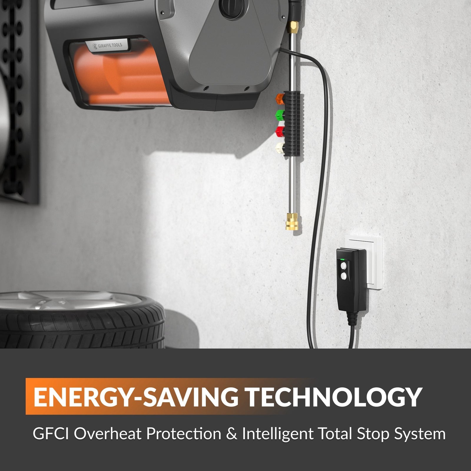 Grandfalls Retractable Pressure Washer PRO