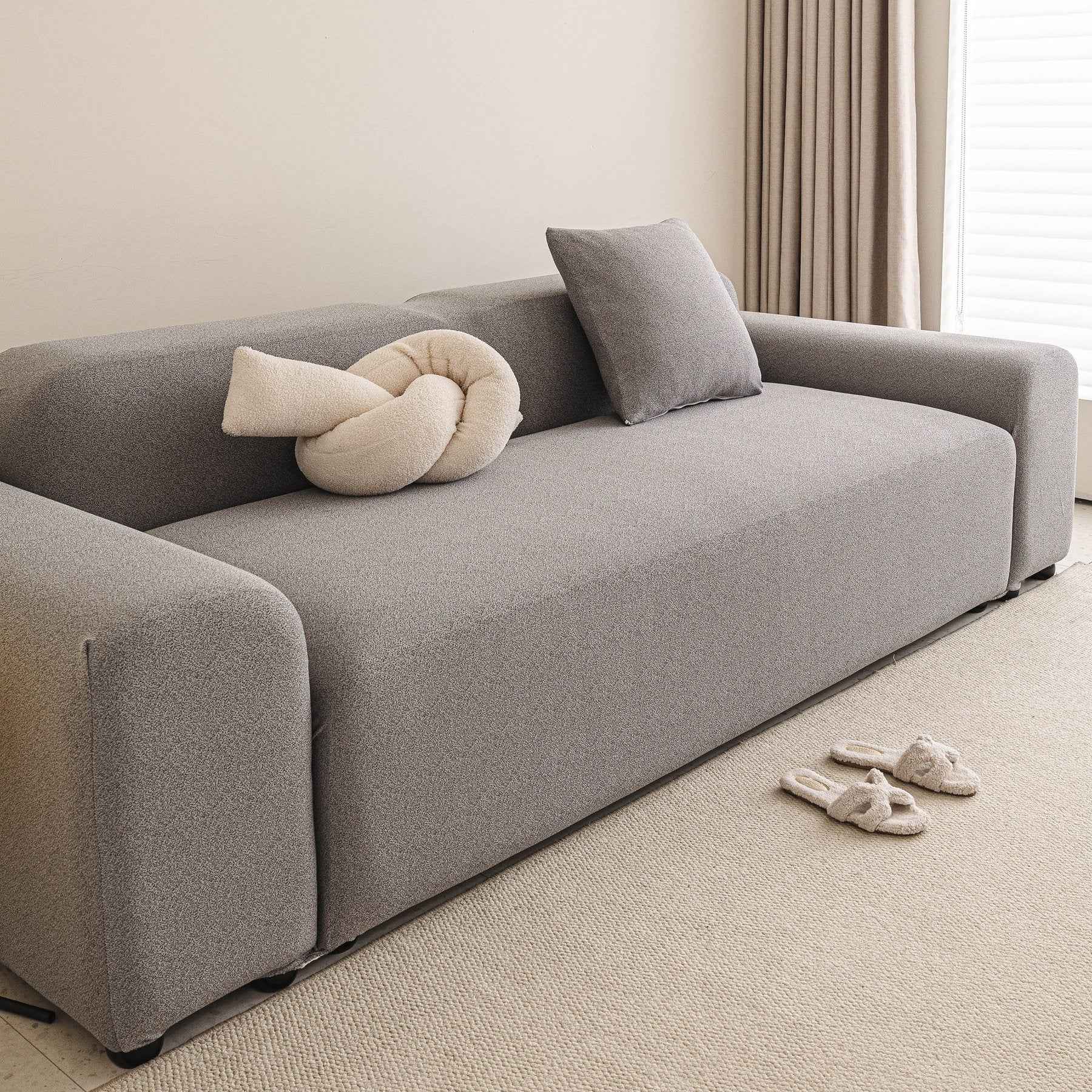 Water Resistant Couch Slipcover, Stretch Furniture Protector for Dogs Cats, Washable