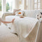 Soft Jacquard Sofa Cover for Dogs, Boho Chenille Sofa Slipcover for Pets Washable