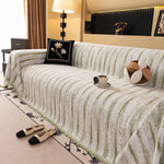 Chenille Oversized Throws for Couches, Washable and Durable Sofa Slipcover for Pets