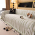 Chenille Oversized Throws for Couches, Washable and Durable Sofa Slipcover for Pets