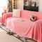 Plush Fleece Washable Sofa Throw Blanket, Soft & Cozy Furniture Protector for Couch