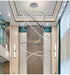 Large Ring Stainless Steel Light Fixture for Staircase