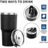 30oz Stainless Steel Tumblers – Insulated Travel Mug with Lid