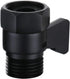 Water Flow Control Valve Brass G1/2 shower Flow Restrictor Adjustable Water Volume for HandHeld Shower Head Shut Off Valve