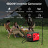 4800W Inverter Generator w/ Wheels Handle Kit & CO Alert HB5046C