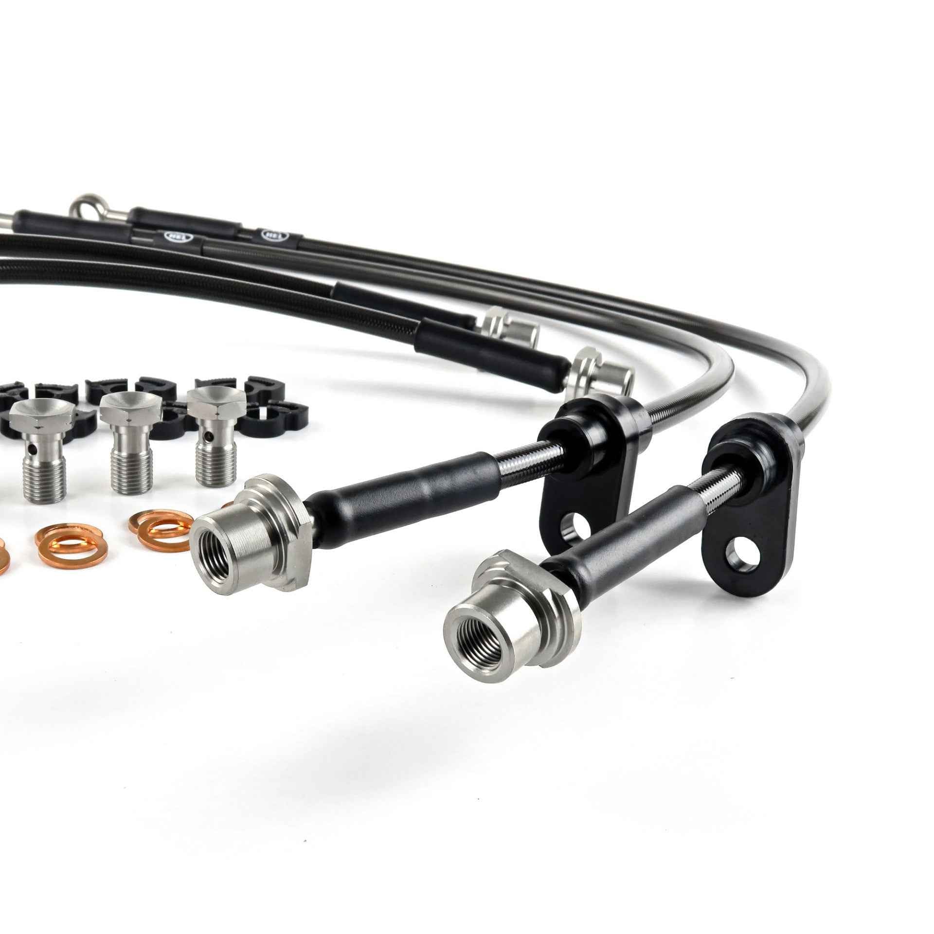 HEL Performance Brake Lines for Subaru Legacy 2.0 Rear Drums 1994-1998, Stainless Steel Braided