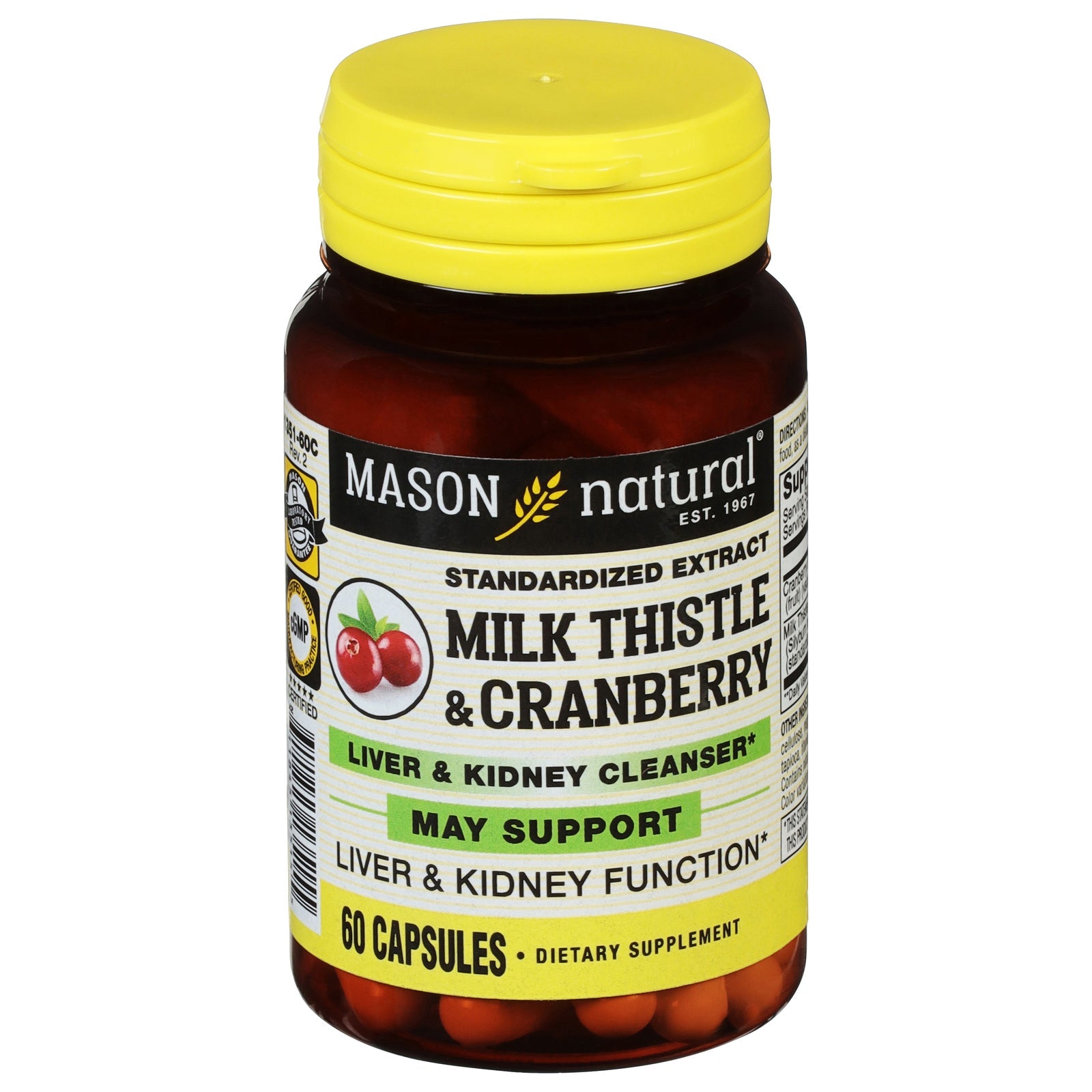 Mason Naturals Liver & Kidney Cleanser - 60 Capsules