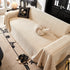 Herringbone Chenille Couch Cover Blanket Soft Durable Throw Sofa Protector with Tassel