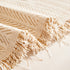 Herringbone Chenille Couch Cover Blanket Soft Durable Throw Sofa Protector with Tassel