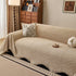 Wavy Wave Pattern Woven Couch Cover with Fringe Tassel, Soft Furniture Cover Protector