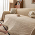 Wavy Wave Pattern Woven Couch Cover with Fringe Tassel, Soft Furniture Cover Protector