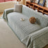 Textured Plaid Couch Throw Cover, Modern Decorative Sectional Furniture Covers