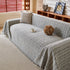 Textured Plaid Couch Throw Cover, Modern Decorative Sectional Furniture Covers