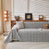 Textured Plaid Couch Throw Cover, Modern Decorative Sectional Furniture Covers