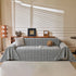 Textured Plaid Couch Throw Cover, Modern Decorative Sectional Furniture Covers