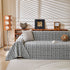Textured Plaid Couch Throw Cover, Modern Decorative Sectional Furniture Covers
