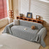 Textured Plaid Couch Throw Cover, Modern Decorative Sectional Furniture Covers