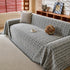 Textured Plaid Couch Throw Cover, Modern Decorative Sectional Furniture Covers