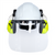 Cap-Style Hard Hat Kit with Lime Mountable Earmuffs and Hi-Transparency Face Shield