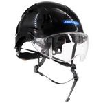 Type 2 Class C Safety Vented ABS Helmet with Eye Visor Shield
