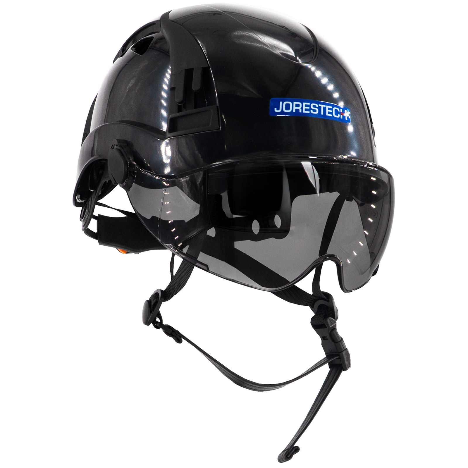 Type 2 Class C Safety Vented ABS Helmet with Eye Visor Shield