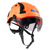 Type 2 Class C Safety Vented ABS Helmet with Eye Visor Shield