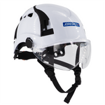 Type 2 Class C Safety Vented ABS Helmet with Eye Visor Shield