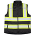 Hi-Vis X-Back Reversible Insulated Safety Vest with Reflective Strips