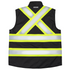 Hi-Vis X-Back Reversible Insulated Safety Vest with Reflective Strips