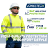 Jorestech Hi Vis Long Sleeve Reflective Safety Shirt – ANSI Class 3 Compliant