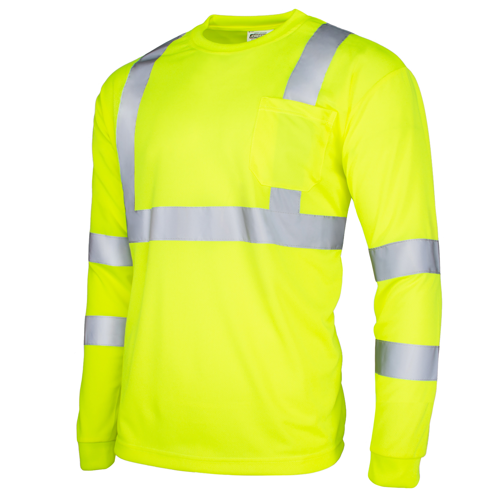 Jorestech Hi Vis Long Sleeve Reflective Safety Shirt – ANSI Class 3 Compliant