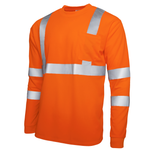 Jorestech Hi Vis Long Sleeve Reflective Safety Shirt – ANSI Class 3 Compliant