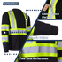 Hi-Vis Reflective Two-Tone Long Sleeve Safety Shirt