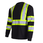 Hi-Vis Reflective Two-Tone Long Sleeve Safety Shirt