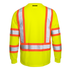 Hi-Vis Reflective Two-Tone Long Sleeve Safety Shirt