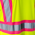 Hi-Vis Reflective Two Tone Safety Shirt with Pink Strips