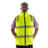 Hi Vis Reversible Insulated Safety Vest with Reflective Thermal Transfer Strips