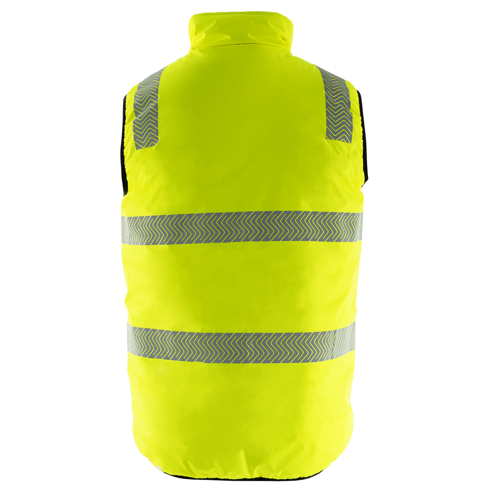Hi Vis Reversible Insulated Safety Vest with Reflective Thermal Transfer Strips