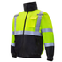 Hi-Vis Safety Bomber Jacket with Reflective Stripes