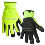 Hi-Vis Touchscreen Safety Work Gloves with Fleece Lining