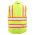 Hi-Vis Two Tone Reversible Insulated Safety Vest with Reflective Strips