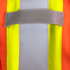 Hi Vis Two Tone Safety Rain Jacket With X Reflective Stripes