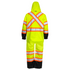 Hi-Vis Two Tone Rain Set with X Reflective Strips On Back