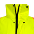 Hi Vis Two Tone Safety Rain Jacket With X Reflective Stripes