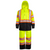 Hi-Vis Two Tone Rain Set with X Reflective Strips On Back